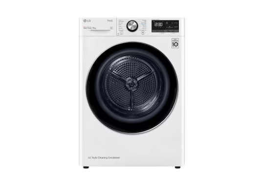 9kg Dual Inverter Heat Pump Dryer with Auto Cleaning condenser
